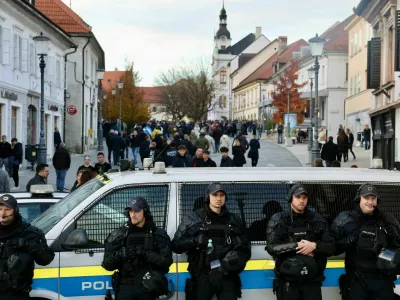 Protest v Novem mestu