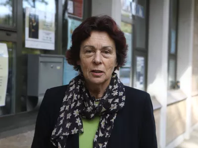 22.10.2025 - &Scaron;tefanija Zlobec, predsednica Združenja Spominčica za dementne Foto: Luka Cjuha / Foto: Luka Cjuha