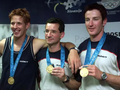 Luka &Scaron;pik Rajmond Debevec Iztok Čop, olimpijske igre Sydney / Foto: 
