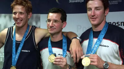 Luka &Scaron;pik Rajmond Debevec Iztok Čop, olimpijske igre Sydney / Foto: 