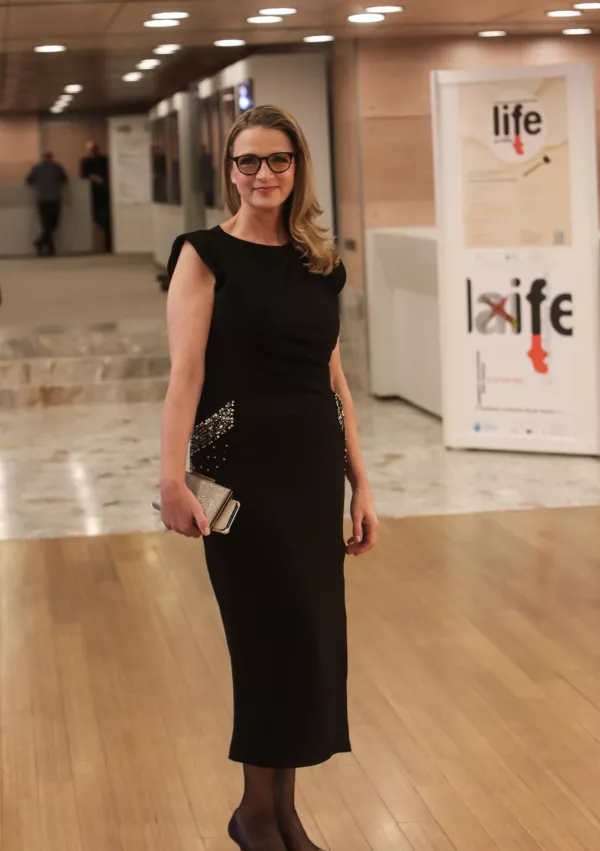 - Bronja Žakelj, pisateljica,- 12.11.2025. - Odprtje Festivala 36. festivala Liffe v Ljubljani v CD.//FOTO: Bojan Velikonja / Foto: Bojan Velikonja