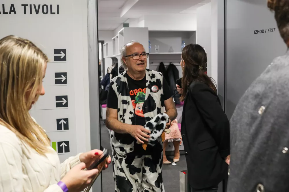 - Ale&scaron; Klinar Klinči,- 21.11 2025. Koncert skupine Agropop ob 40. obletnici delovanja v dvorani Tivoli.//FOTO: Bojan Velikonja / Foto: Bojan Velikonja