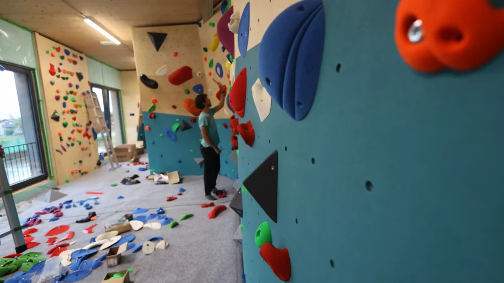 Trzin dobil svoj prvi plezalni center