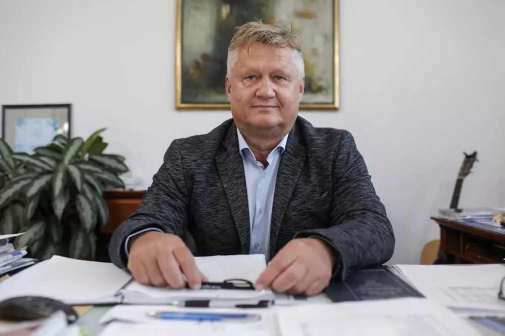 Izidor Krivec, direktor Celjskih mesnin - 27.10.2022 &ndash; Podjetje Celjske mesnine d.o.o., proizvodnja mesnih izdelkov, Cesta v Trnovlje 17, Celje //FOTO: Jaka Gasar