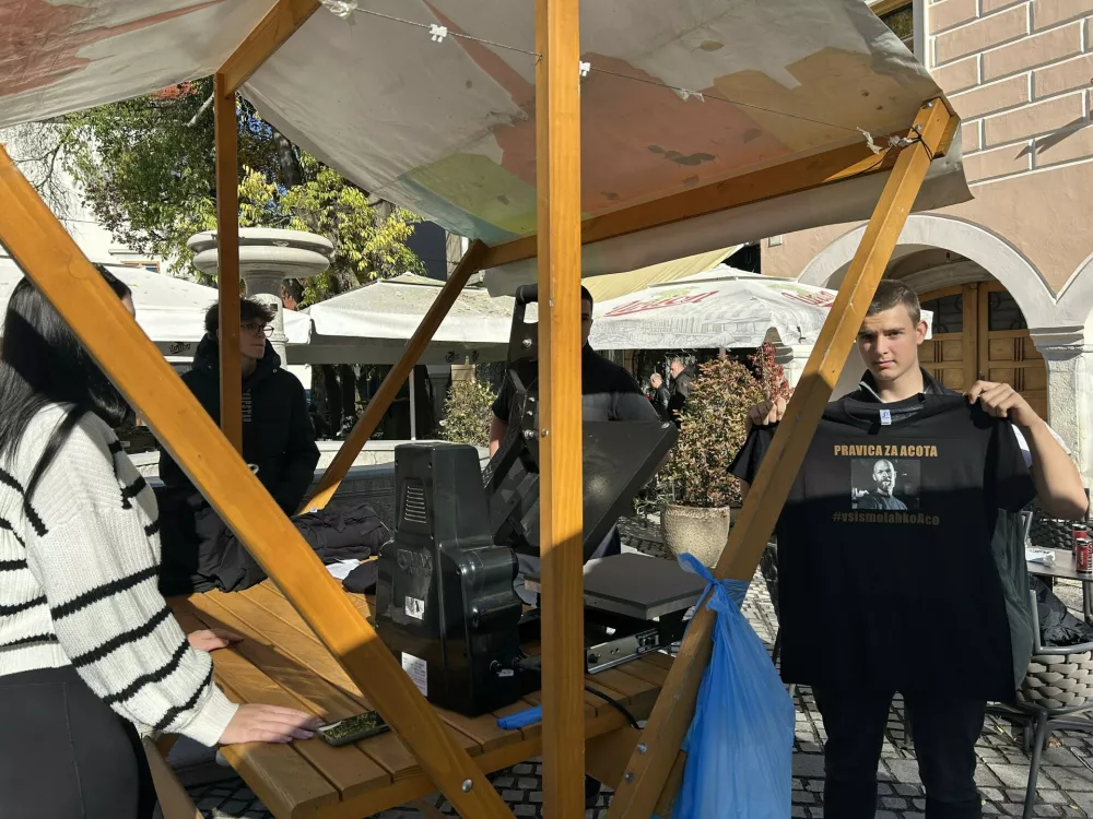 Priprave na protest NM