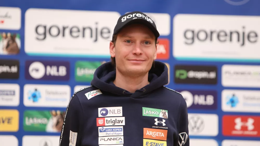 - Anže Lani&scaron;ek,- 07.10.2025. Predstavitev reprezentanc Smučarske zveze Slovenije za novo tekmovalno sezono.//FOTO: Bojan Velikonja