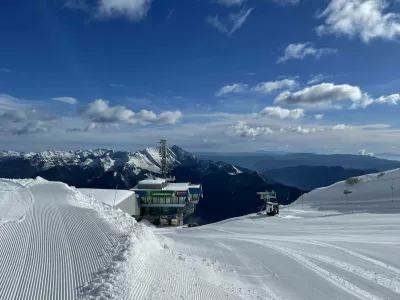 Kanin 2024, sneg, žični&scaron;ke naprave