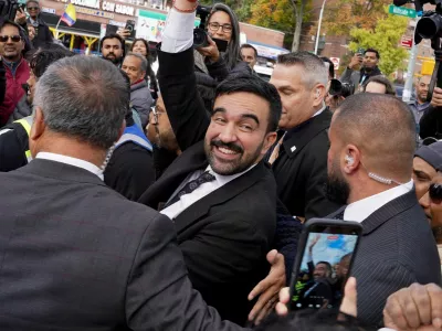 Democratic candidate for New York City mayor, Zohran Mamdani, attends a campaign event on the final weekend before the 2025 New York City mayoral election in the Queens borough of New York City, U.S., November 1, 2025.  REUTERS/Ryan Murphy