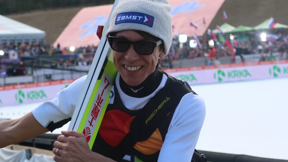 Planica 2024, Noriaki Kasai. Foto: Tatjana Pihlar 