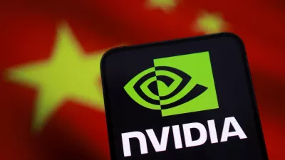 FILE PHOTO: Nvidia logo and Chinese flag are seen in this illustration taken August 27, 2025. REUTERS/Dado Ruvic/Illustration/File Photo