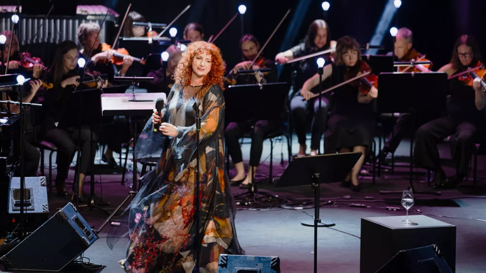 Koncert La&nbsp;Vita&nbsp;&egrave; bella / &Scaron;ansoni v ogledalu slovenske prve dame &scaron;ansona Vite Mavrič F Darja &Scaron;travs Tisu