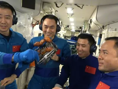 Ferrari Press AgencySpace Oven 1Ref 1727705/11/2025 See Ferrari textPicture MUST credit: Astronaut Center of China Chinese astronauts have been able to tuck into chicken and steak &mdash; cooked in a specially made zero-gravity oven aboard the country's space station.The oven uses hot-air and was developed to help improve the morale and health of crews aboard the orbiting Tiangong space craft.While astronaut meals are nutritious, consisting of things like tinned fish, pre-prepared thermostabilized meat and re-constituted eggs.The Astronaut Center of China says that the new oven was delivered to the Tiangong space lab aboard a Shenzhou-21 crewed spacecraft on October 31.It is described as a sophisticated piece of equipment needed to overcome a number of problems for cooking in space.OPS:Astronauts abord China's Tiangong space station use the new oven to cook chicken and steakPicture supplied by Ferrari,Image: 1050478020, License: Rights-managed, Restrictions:, Model Release: no