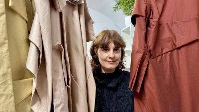 Modna oblikovalka Nika Ravnik. F osebni arhiv