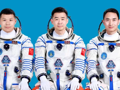 Kitajska vesoljska postaja nad Zemljo / Foto: Kitajska Vesoljska Agencija