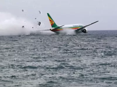 Rekonstrukcija pristanka na vodi. / Foto: Google Gemini