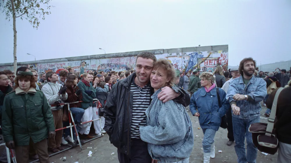 East Germans Entering West Germany (Photo by David Turnley/Corbis/VCG via Getty Images)