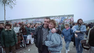 East Germans Entering West Germany (Photo by David Turnley/Corbis/VCG via Getty Images)