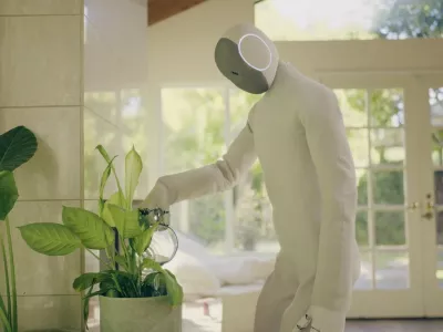 Picture MUST credit: 1X A home help robot designed to be an extra pair of hands around for basic chores is now available to buy &mdash; for ,000 USD / &euro;17.195 euros, The company behind the humanoid machine says deliveries of the Neo will start in 2026. It has an artificial intelligence system that lets it learn on the job. The NEO can open the door to delivery drivers and take in packages, fetch car keys, vacuum, and unpack the shopping. It has been under development by Norway-based 1X which also has a facility in Palo Alto, California where the robot will be produced. The company, founded by Norwegian roboticist Bernt &Oslash;ivind B&oslash;rnich, who is CEO, has announced it can be ordered at the firm's website as of today. The NEO is built for full autonomy straight out of the box, it is said. All it requires are verbal orders, learning as it goes. Interaction is driven by a built-in large language model, capable of understanding, reasoning, and conversing. With continued use, 1X says NEO learns and unlocks new capabilities. It uses the company's own Redwood artificial intelligence system. The robot is 167.7 cm tall, weighs 30 kg, can lift items up to 70 kg and carry 25 kg. The body is made of a 3D lattice polymer making it soft to the touch. It has a washable nylon covering which comes in a choice of three colours, plus matching shoes which can be customised. It is claimed to have human hand dexterity. Picture supplied by JLPPA,Image: 1049210938, License: Rights-managed, Restrictions:, Model Release: no