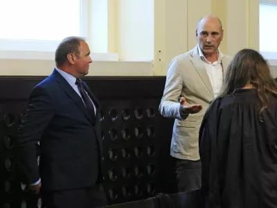 Maribor - Okrožno sodi&scaron;če - Sodstvo - Sojenje - Matjaž Kovačič - Matej Ra&scaron;čan - tožilka - - Avtor: Andrej Petelin&scaron;ek