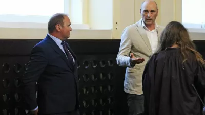 Maribor - Okrožno sodi&scaron;če - Sodstvo - Sojenje - Matjaž Kovačič - Matej Ra&scaron;čan - tožilka - - Avtor: Andrej Petelin&scaron;ek