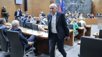 Janez Jan&scaron;a- 07.07.2025 - začetek redne seje DZ s poslanskimi vpra&scaron;anji ministrskemu zboru; DZ, velika dvorana, &Scaron;ubičeva 4, LJUBLJANA​//FOTO: Jaka Gasar