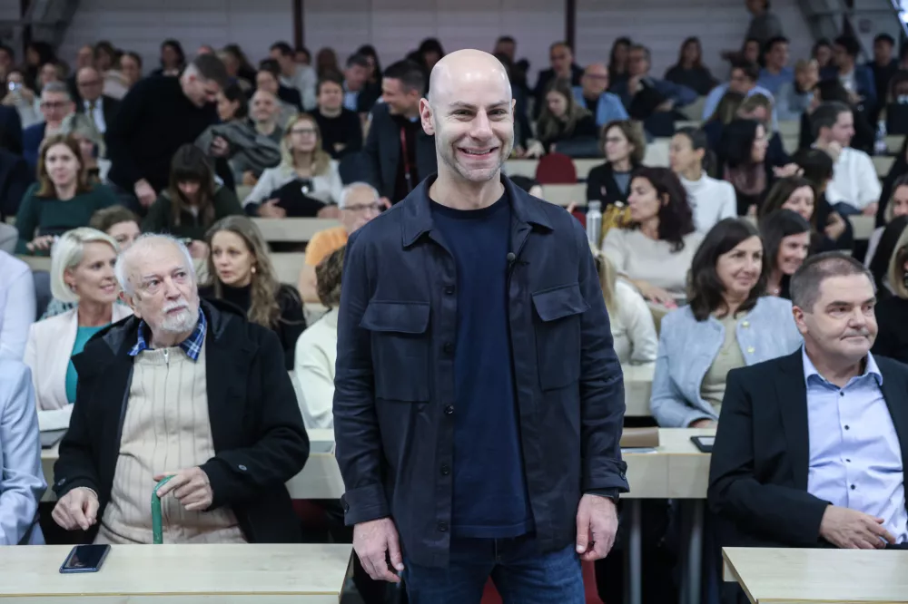 - 11.11.2025 - predavanje na Ekonomski fakulteti - Adam Grant//FOTO: Jaka Gasar / Foto: Jaka Gasar