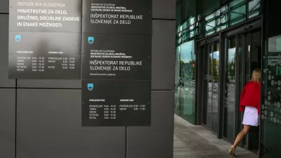  - 21.08.2019 – Ministrstvo za delo, družino, socialne zadeve in enake možnosti - Inšpektorat RS za delo - Štukljeva cesta 44 v Ljubljani - stavba //FOTO: Luka Cjuha.