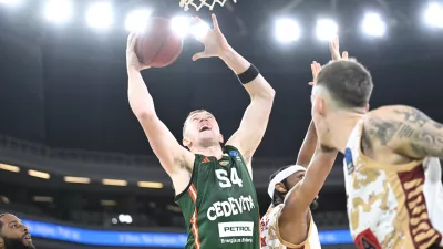 12.11.2025 Cedevita Olimpija - Umana Reyer Benetke v sedmem krogu evropskega pokala...FOTONik Erik Neubauer