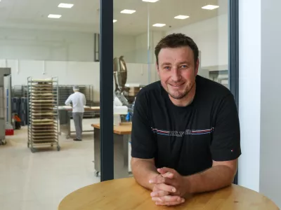 - 16.09.2025. - Matjaž Smodi&scaron;, biv&scaron;i ko&scaron;arkar, podjetnik, direktor tovarne pizz Kralj Matjaž.//FOTO: Bojan Velikonja / Foto: Bojan Velikonja