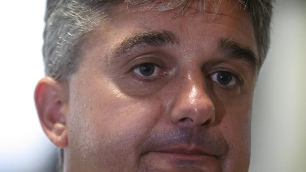 odgovorni urednik Goran Novkovič- Žurnal Media d.o.o., ki izdaja brezplačnik je zaradi slabega finančnega položaja odpustil 12 zaposlenih delavcev, odpu&scaron;čanje//FOTO; Matej Pov&scaron;e