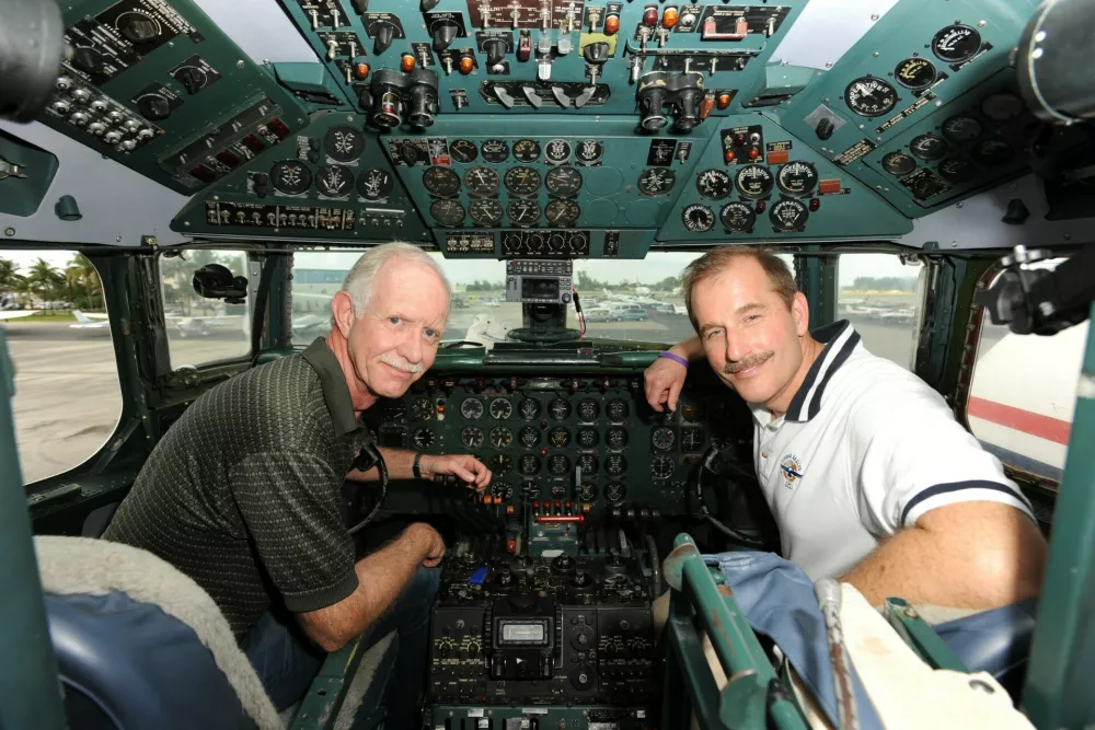 Sully Sullenberger in kopilot Jeff Skiles ob obletnici dogodka. / Foto: Profimedia