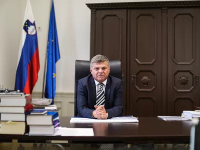 - 20.10.2022 - Marjan Pogačnik, vi&scaron;ji sodnik - predsednik Okrožnega sodi&scaron;ča v Ljubljani od leta 2014 //FOTO: Bojan Velikonja