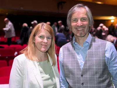 Ur&scaron;a Zgojznik Uro&scaron; Macerl04.10.2025 - Redni kongres stranke Levica, na katerem bodo začeli postopke za imenovanje novega vodstva in potrjevali predvolilni sporazum o sodelovanju z zunajparlamentarno stranko VesnaFOTO: Nik Erik Neubauer