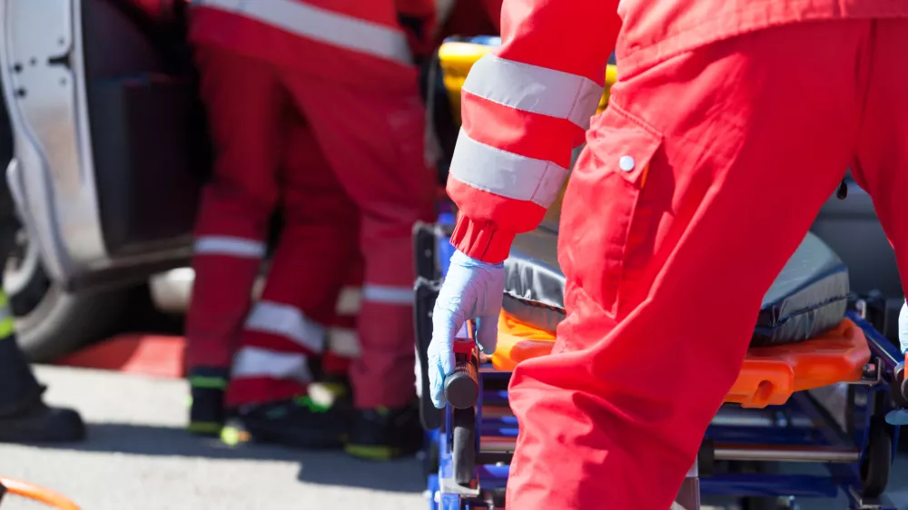 Re&scaron;evanje ob prometni nesreči.