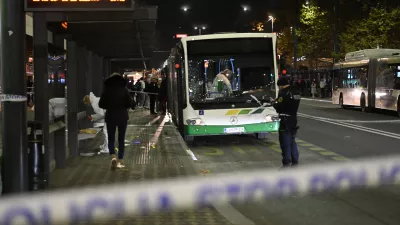 kriminalforenzika forenziki policija uboj kriminalisti 13.11.2025 Napad na voznika LPP z ostrim predmetom - nožem, Bavarski dvorFoto: Nik Erik Neubauer