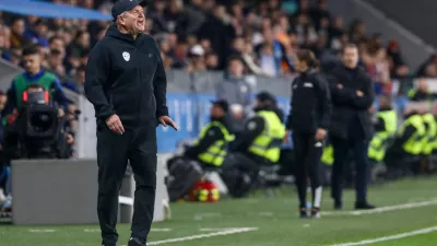 Selektor Matjaž Kek15.11.2025 - Nogomet reprezentanca slovenije- kvalifikacije za svetovno prvenstvo - Slovenija in Kosovo - stadion StožiceFoto: Luka Cjuha