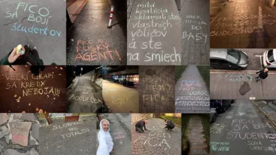 grafiti kredne revolucije na slovaškem