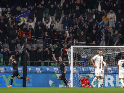 15.11.2025 - Nogomet reprezentanca slovenije- kvalifikacije za svetovno prvenstvo - Slovenija in Kosovo - stadion StožiceFoto: Luka Cjuha