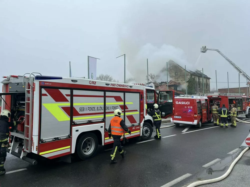 Požar Beltinci 16. 11. 2025