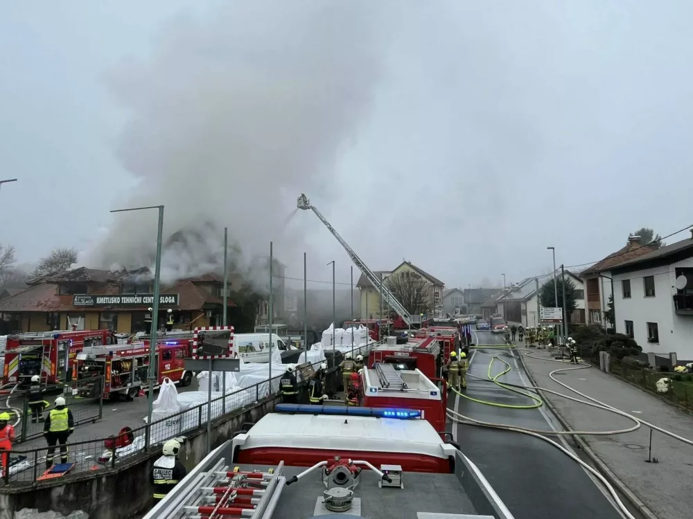 Požar Beltinci 16. 11. 2025