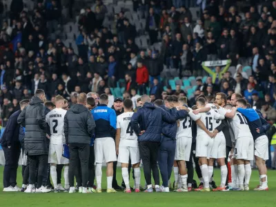 15.11.2025 - Nogomet reprezentanca slovenije- kvalifikacije za svetovno prvenstvo - Slovenija in Kosovo - stadion StožiceFoto: Luka Cjuha