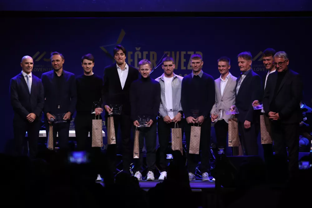 17.11.2025 - Večer zvezd - slavnostna podelitev nagrad najbolj&scaron;im kolesarjem in kolesarkam v Sloveniji. KolesarstvoFoto: Luka Cjuha