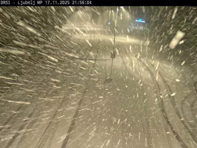 prvi sneg 17. 11. 2025