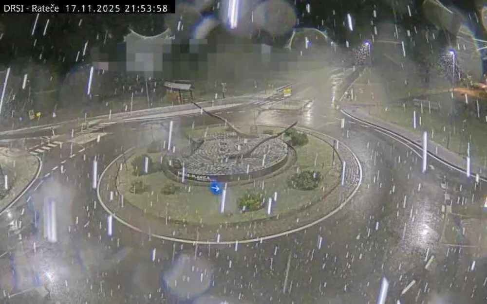 prvi sneg 17. 11. 2025