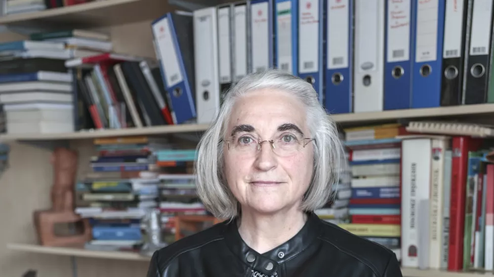 - 07.03. 2024 - biv&scaron;a ministrica za obrambo in predavateljica na FDV Ljubica Jelu&scaron;ič //FOTO: Jaka Gasar