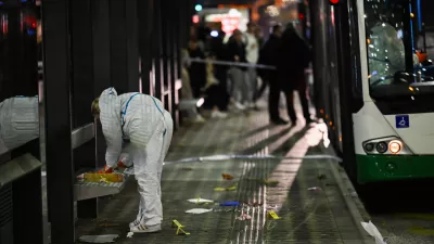 kriminalforenzika forenziki policija uboj kriminalisti 13.11.2025 Napad na voznika LPP z ostrim predmetom - nožem, Bavarski dvorFoto: Nik Erik Neubauer