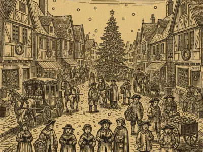 Vedno obstaja upanje, da bodo prazniki pravljični. / Foto: Google Gemini