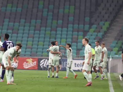 31.08.2025 - Nogomet - Stadion Stožice - derbi Olimpija Maribor Foto: Luka Cjuha