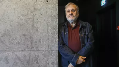 Slavoj Žižek4.11.2025 - predstavitev knjige Nebesa v razsulu Slavoja Žižka, ki je iz&scaron;la pri Cankarjevi založbi, Foto: Luka Cjuha