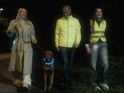 Pe&scaron;ci naj zlasti v temi in slabem vremenu poskrbijo, da jih ostali udeleženci v prometu vidijo. 